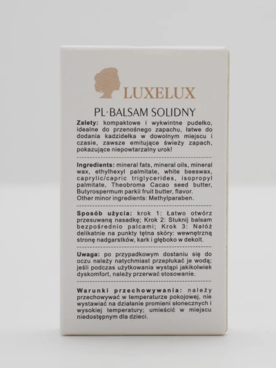 Luxelux Парфуми в бальзамі 10г