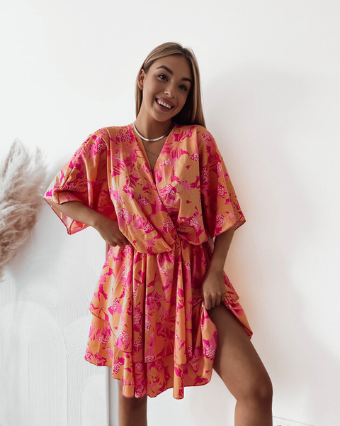 Royalfashion Dámské mini šaty s originálním vzorem