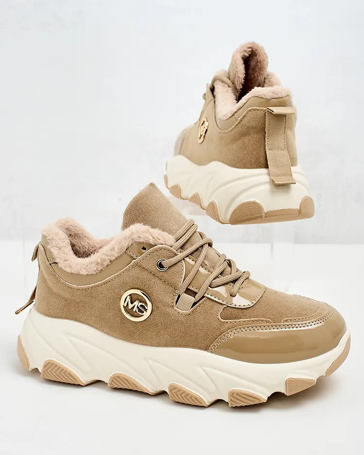 Royalfashion Dámské zateplené tenisky Caroz