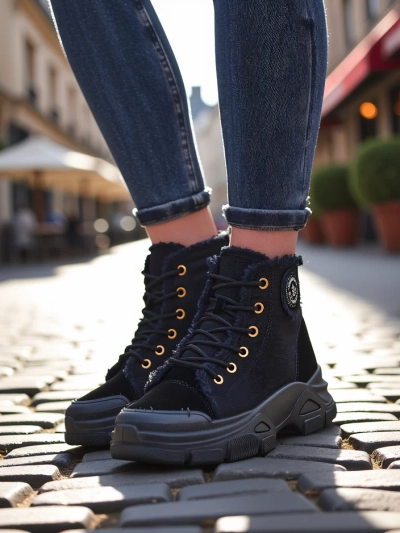 Royalfashion Vysoké dámské sneakers Hirrias