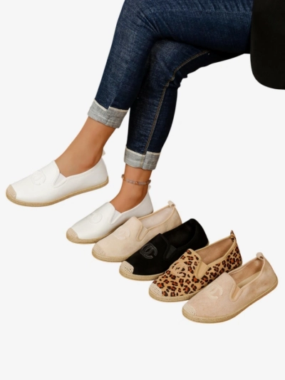 Royalfashion Dámské eko-suede espadrilky Aroll