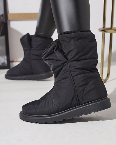Černé dámské boty a'la snow boots Kalioli- Footwear