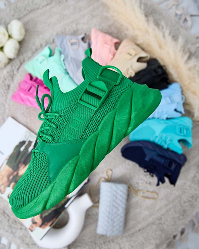 Esmeralda Černé Sneakersy na Plochém Podpatku
