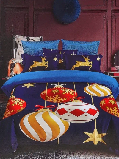 Royalfashion Vánoční povlečení 160x200 kompletní 3-dílné