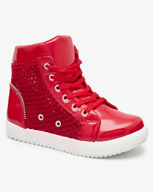 Червоні кросівки для дівчаток Borris- Footwear