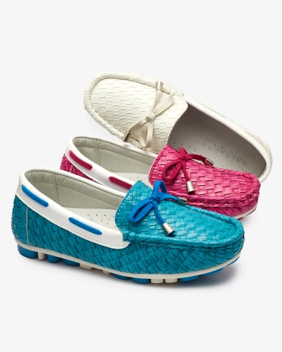 Білі дитячі мокасини Dannad- Footwear