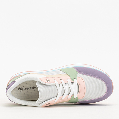 Vícebarevné dámské sportovní tenisky se třpytkami Berilan - Obuv