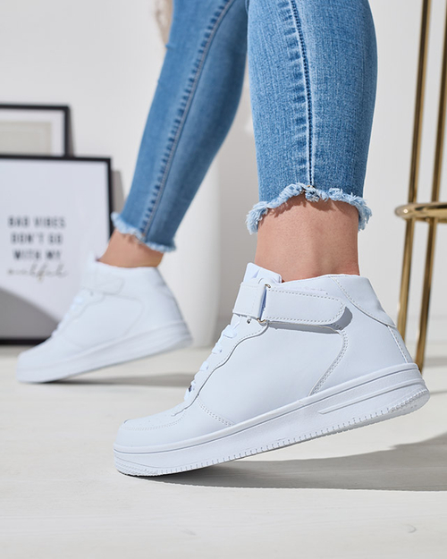 Білі жіночі високі кеди Silapa- Footwear