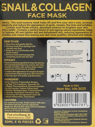 HydraVenus Collagen Snail Mask – intenzivní hydratace a regenerace pleti