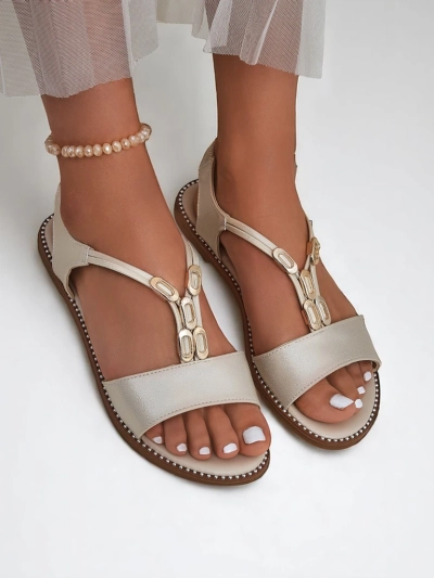 Royalfashion Dámské sandály s ozdobnými pásky Siena Glow