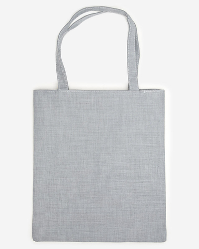 Šedá látková taška s potiskem - Příslušenství