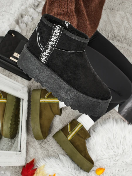 Krátké boty a'la sněhule dámské Althea