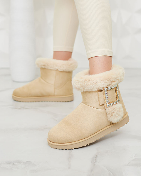 Royalfashion Dámské boty a'la snow boots s ornamentem Galaes