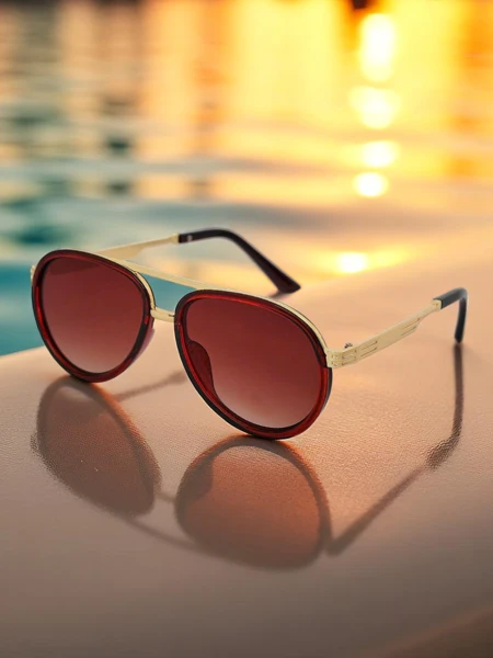 Королівські окуляри Royalfashion в стилі муха (oversized) Muse