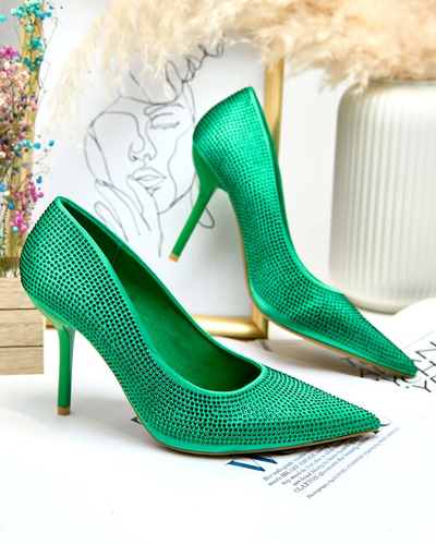 Royalfashion Dámské lodičky na jehle Ferconie se zirkony