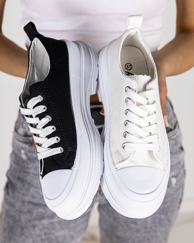 Cresoma krémové dámské sportovní tenisky - Obuv