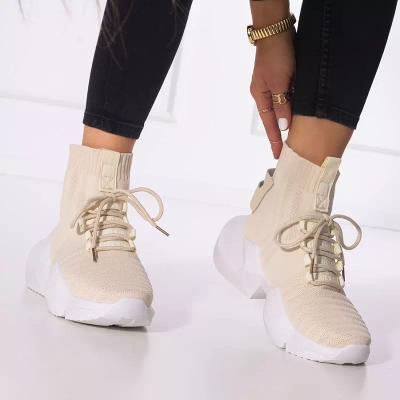 OUTLET Кремове жіноче спортивне взуття Owami - Взуття