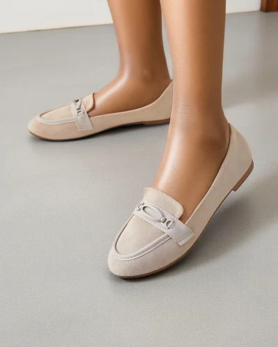 Royalfashion Dámské mokasíny z ekologické suede Zammei