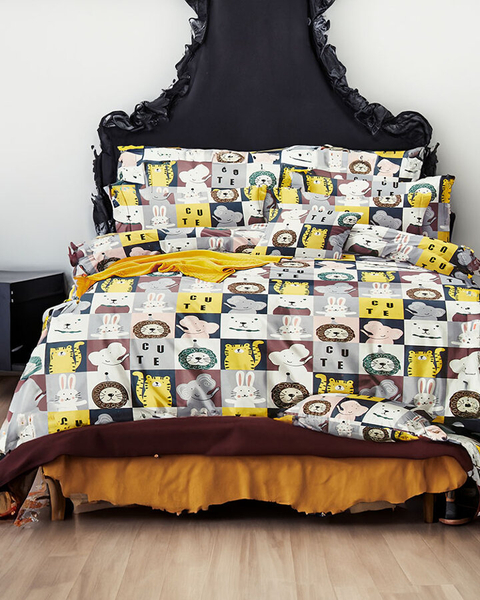 Royalfashion Vzorované povlečení 160x200 sada 3 dílů