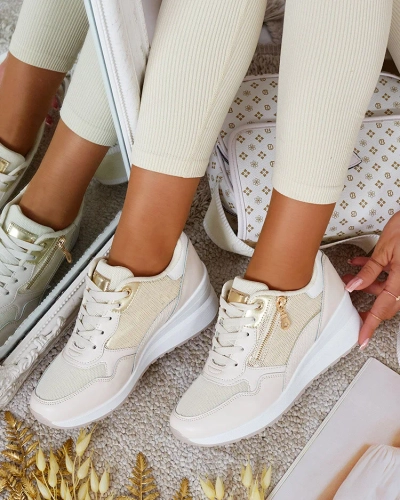 Royalfashion Dámské sportovní tenisky na kočičí kůži Nentas