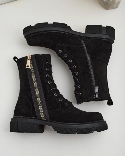 Royalfashion Dámské vysoké boty Uvilla bagger