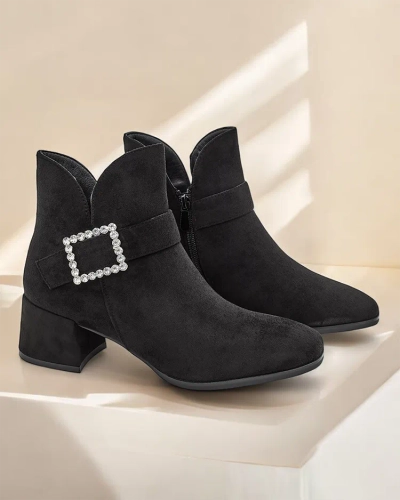 Dámské kotníčkové boty s nízkým podpatkem Royalfashion Vetti