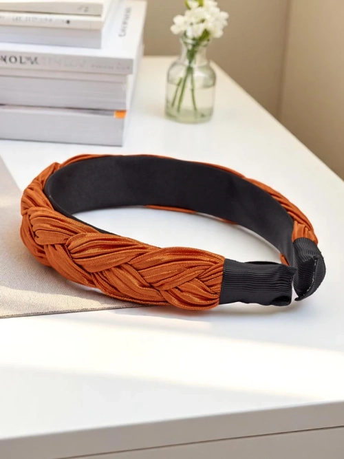 Royalfashion Обруч для волосся з плетеним рельєфом Nina