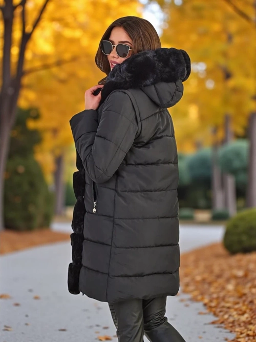 Royalfashion Жіноча куртка з відстібними рукавами