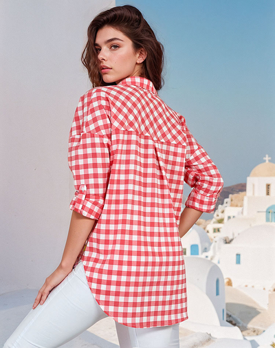 Жіноча сорочка в клітинку Royalfashion