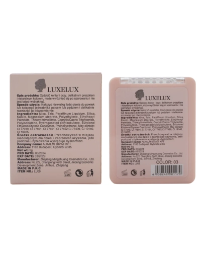Paleta očních stínů Luxelux 01 5g