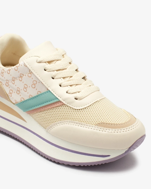 Royalfashion Кольорові жіночі спортивні туфлі на платформі Dynamic Diva