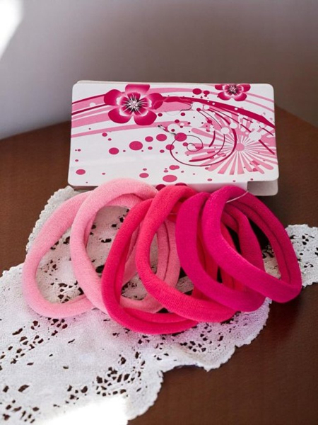 Royalfashion Sada 6 barevných gumiček do vlasů Colora