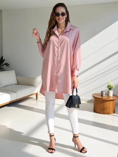 Royalfashion Довга жіноча оверсайз сорочка