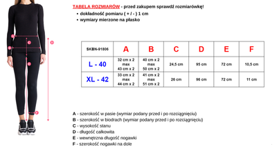 Černé legíny se zelenými vložkami - Oblečení