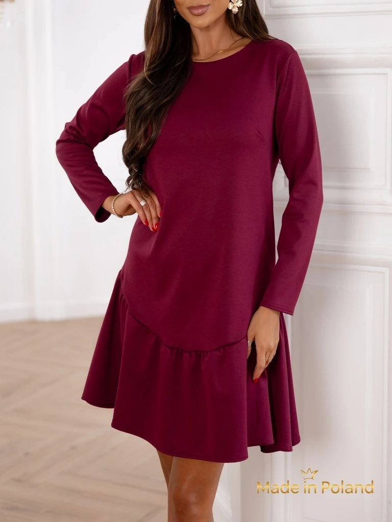 Dámské mini šaty s volánkem