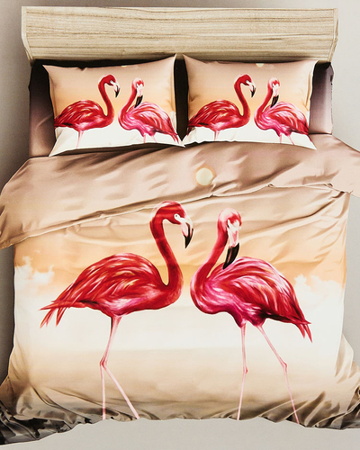 Royalfashion Постільна білизна з візерунком 200х220 комплект з 3-х частин