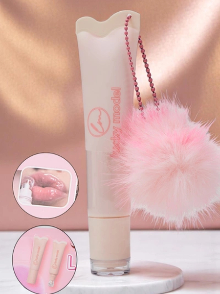 Šťastný model lesku na rty Dívka Šéf