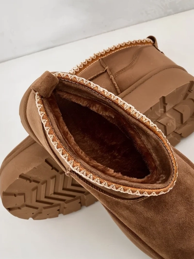 Royalfashion Dámské krátké boty a'la snow boots Xoalla