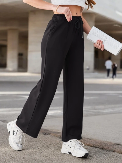 Royalfashion Широкі жіночі штани з складками