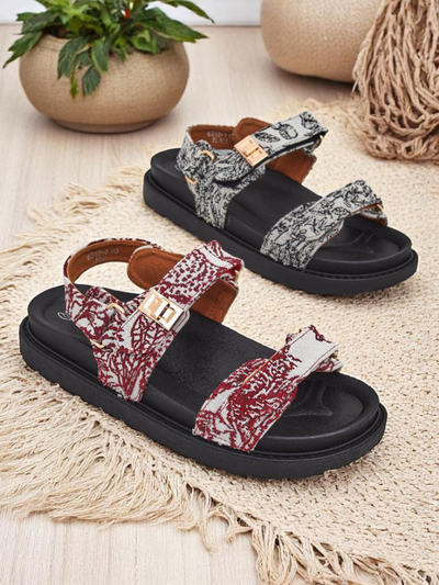Royalfashion Dámské sandály s potiskem Aloe