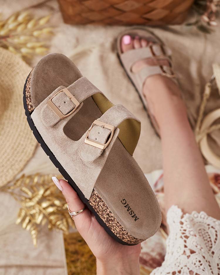 Royalfashion Dámské žabky s přezkami Foumy