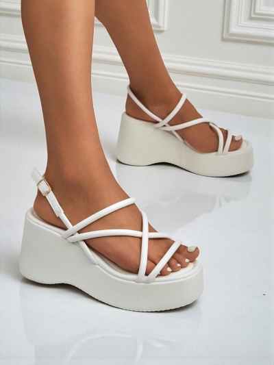 Royalfashion Dámské sandály na klínku Skyline Straps
