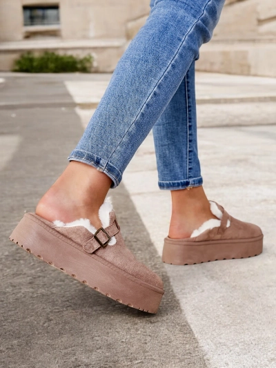 Dámské sněžné boty Royalfashion bez podpatků ve stylu sněžných bot Poctes