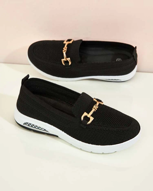 Royalfashion Жіночі тканинні мокасини з декором Ritcae