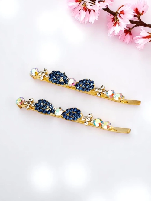 Royalfashion Шпильки для волосся з стразами та маленькими бантиками Tiny Bows