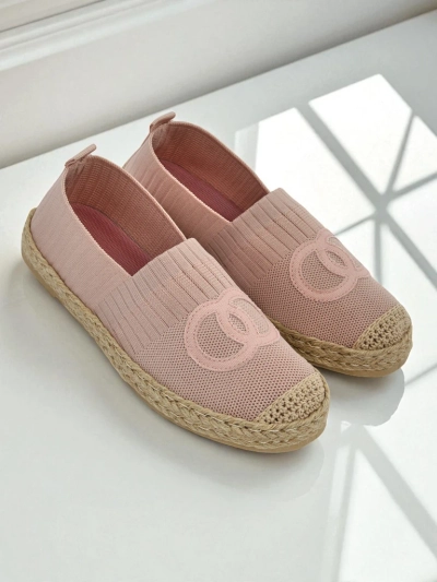 Dámské espadrilky Theodora růžové z semišové ekologické kůže, ploché