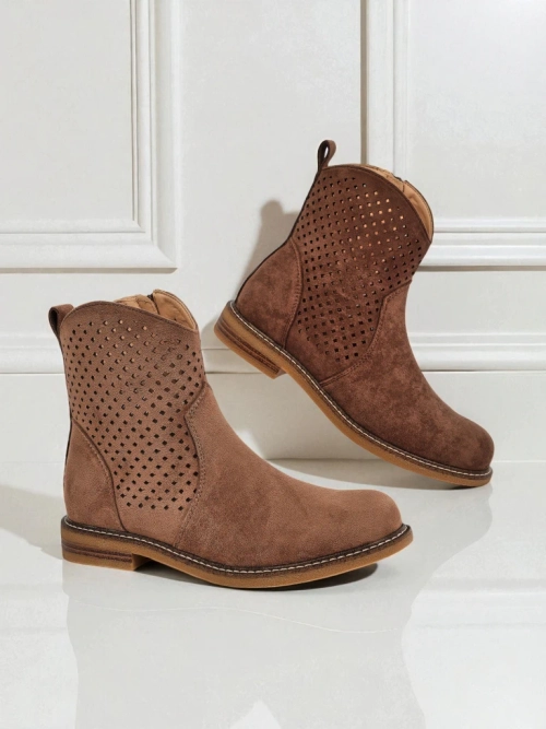 Royalfashion Жіночі ажурні ботильйони Toffas