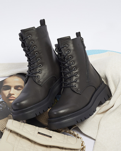 Dámské boty bagger v černé barvě Cemillo- Obuv