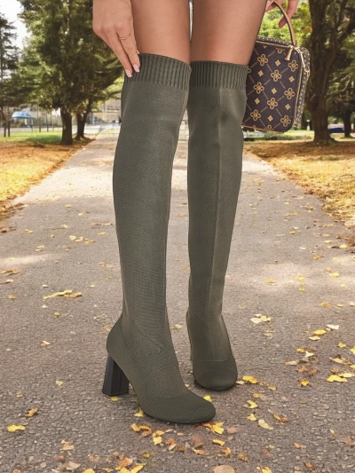 Dámské nad kolena boty Royalfashion Melioi