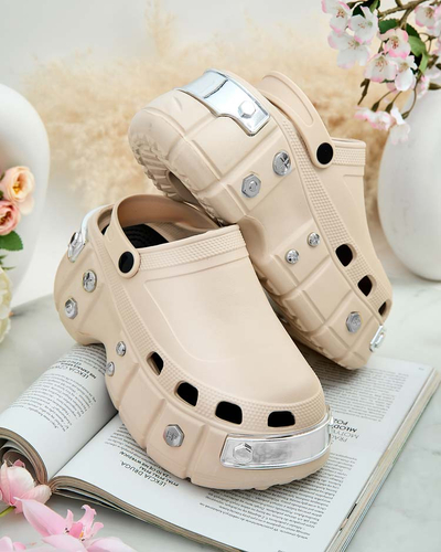 Royalfashion Dámské gumové žabky s ornamenty Kiroo